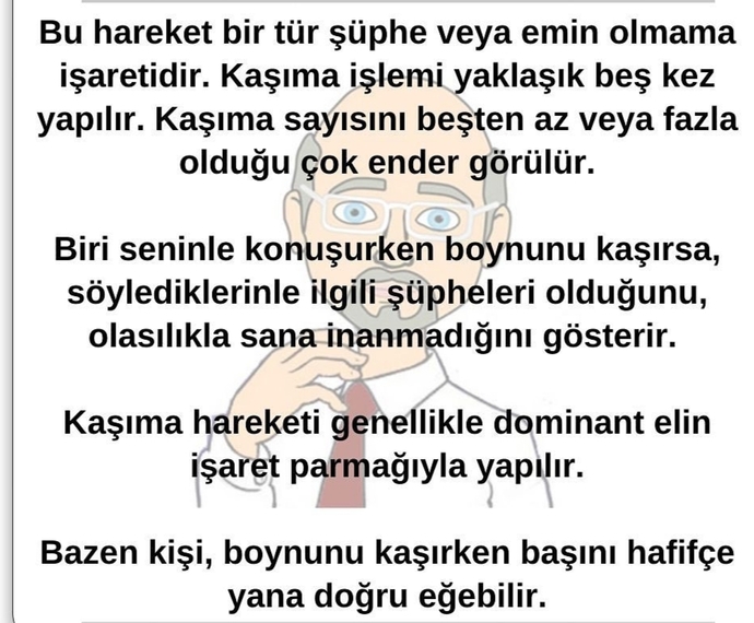 Beden dili analizlerine dikkat ediyor musunuz? Sizde örnek verebilir misiniz?
