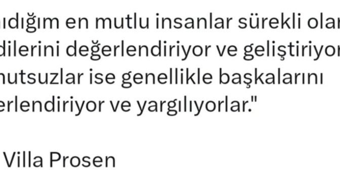 Kendinizi geliştirmek adına neler yapıyorsunuz? Gelişime açık birisi misiniz?