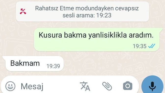 Eski sevgilimi bilerek aradım, yanlışlıkla aradım dedim. Sizce ne anlamıştır?