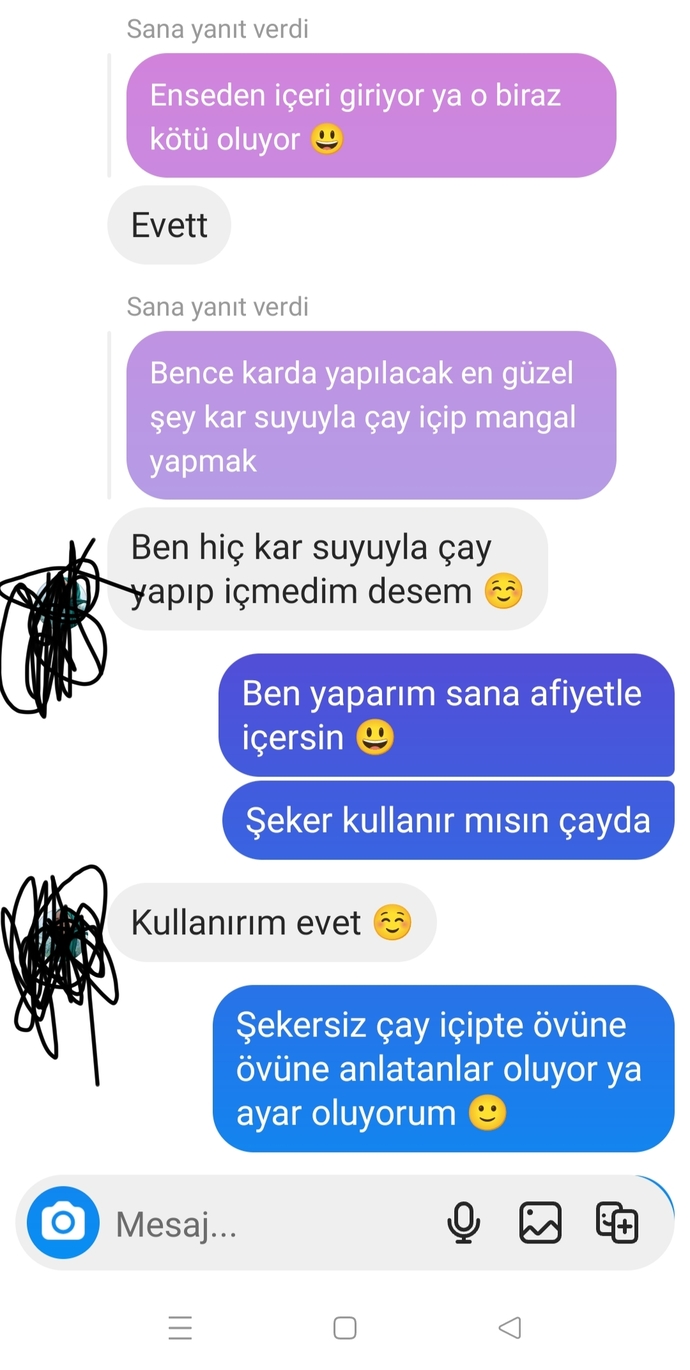 Sizce benim mi muhabbetim kötü yoksa kız mı konuşmak istemiyor?
