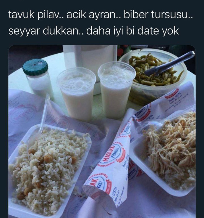Şöyle bir date yapmamız gereken konular varrrr 💘✨🍝
