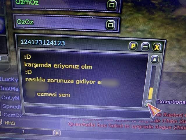 Oyunlarda sövenlere ne yaparsınız?