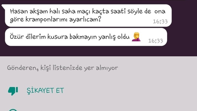 Whatsapptan yanlışlıkla (!) atılan bir mesaj aldınız mı hiç?