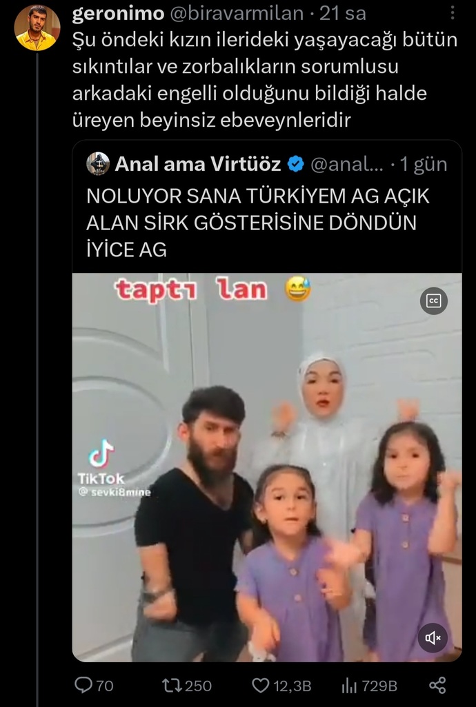 Xde engelli aileye yapılan yorumlar sizce doğru mu?
