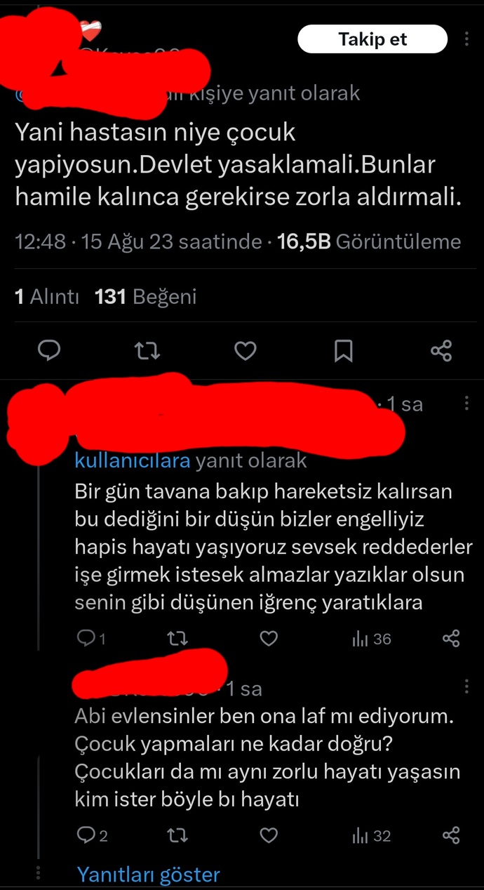 Xde engelli aileye yapılan yorumlar sizce doğru mu?