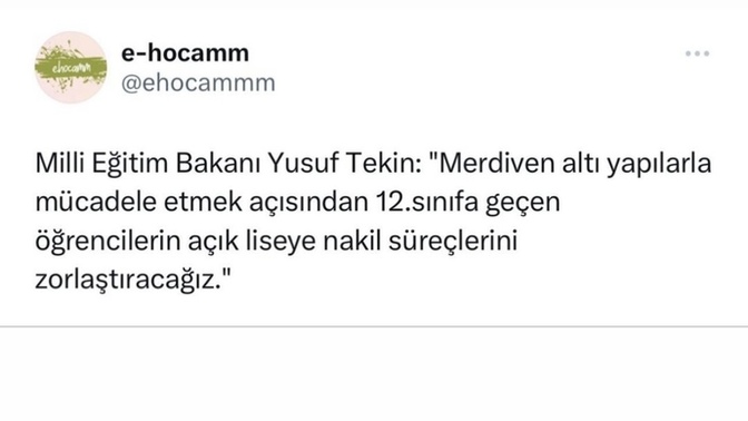 12. sınıfta açık liseye geçmek mantıklı mı?