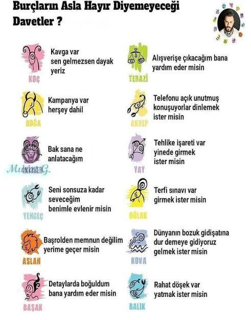 Burçların asla hayır diyemeyeceği davetler nelerdir?
