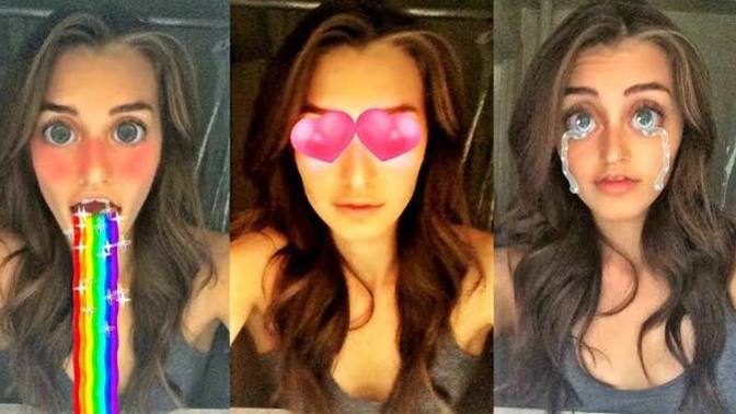 Snapchat'te filtreli foto çeker misiniz?