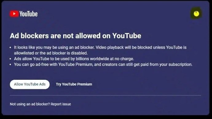 YouTube, reklam engelleyici kullananlara artık otomatik bildirim gönderiyor. Siz reklam engelleyici kullanıyor musunuz?