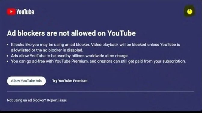 YouTube, reklam engelleyici kullananlara artık otomatik bildirim gönderiyor. Siz reklam engelleyici kullanıyor musunuz?