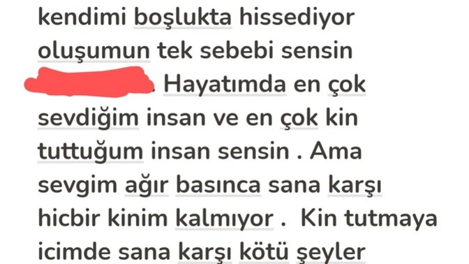 Depremde vefat eden kiz kardeşimin günlüğünün şifresini kirdim. orada sevdiğinden bahsediyor. O kişiye nasıl ulaşabilirim?