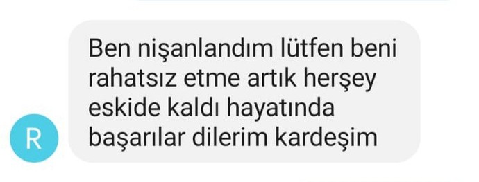 Eski sevgilime yazdım, nişanlanmış. İnsan 5 ayda nişanlanır mı?