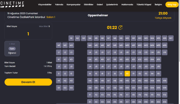 Sinema bileti 175 TL olmuş, siz en son kaç para vermiştiniz?