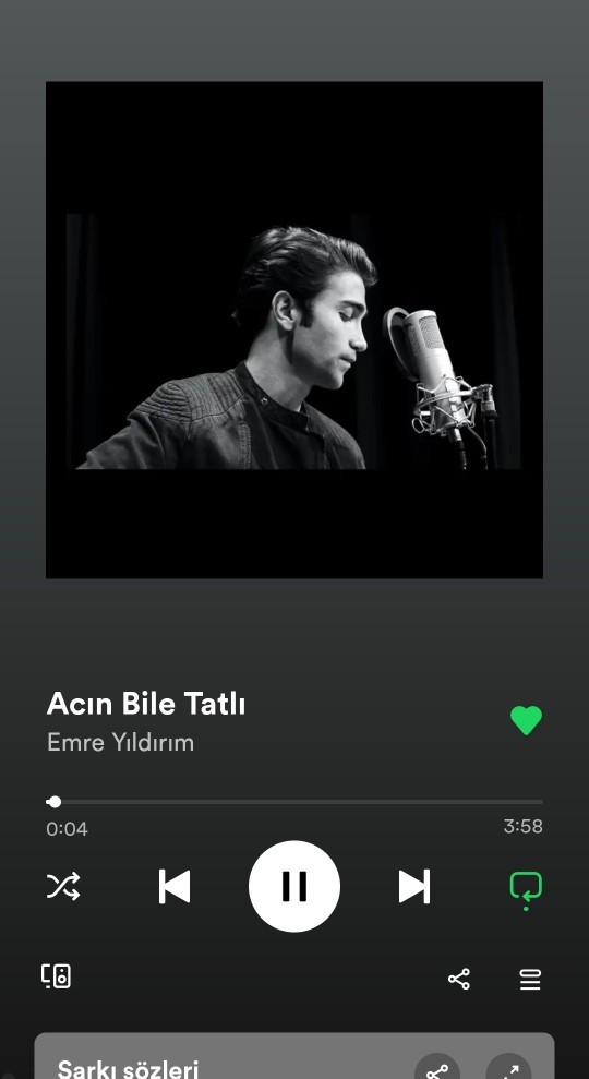 Sıkılmadan dinleyeceğiniz bir şarkı var mı?