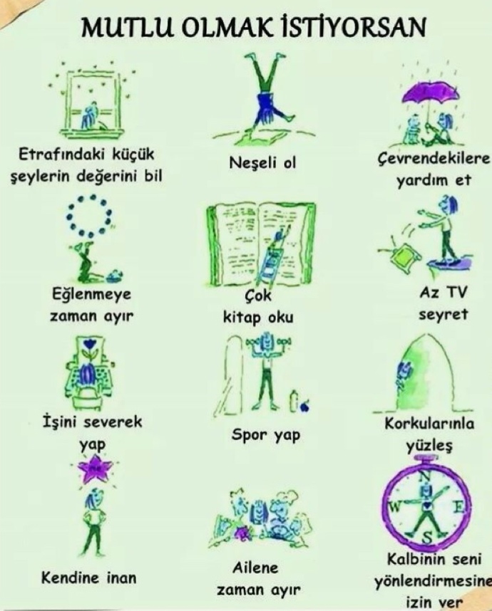 Mutlu olmak için neler yapıyorsun?