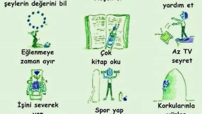Mutlu olmak için neler yapıyorsun?