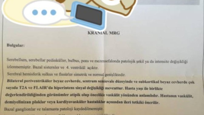 Arkadaşlar ani MR sonuçlarım?