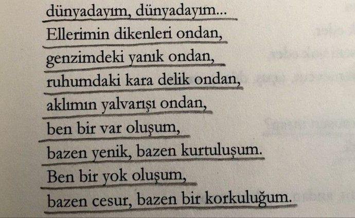 Güne sevdiğiniz bir şiiri bırakabilir misiniz?