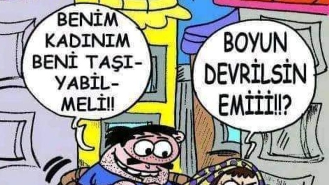 Bir kadın erkeği taşıyabilmeli midir?