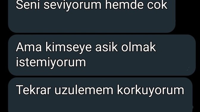 Siz bu yazışmada ne görüyorsunuz?