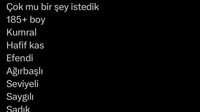 Çok mu şey istedik?