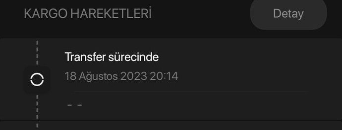 Kargom kayıp mı oldu?