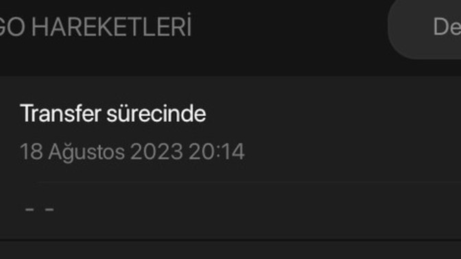 Kargom kayıp mı oldu?