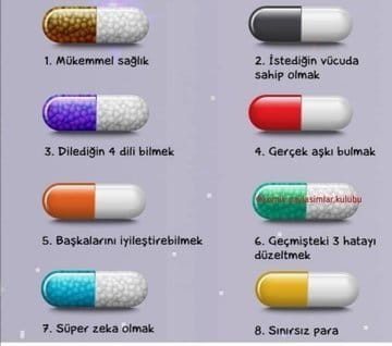 2 hap seçme hakkınız olsa hangilerini seçerdiniz?