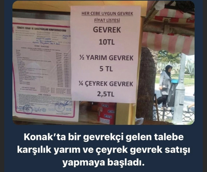 Yarım simit alır mısınız?