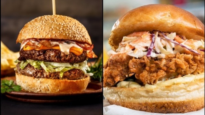 Hangi burgeri daha çok seviyorsunuz: et burger mi, tavuk burger mi?