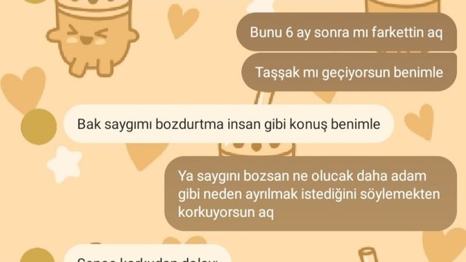 Bir mesajla bitirdi, bu ne şimdi?