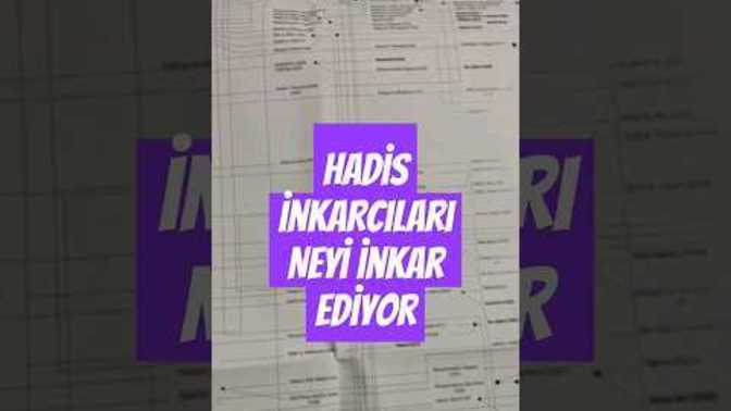 Hadi̇sleri̇n hepsi̇ni̇ i̇nkar edenler kâfi̇r olarak mi ölecekler?