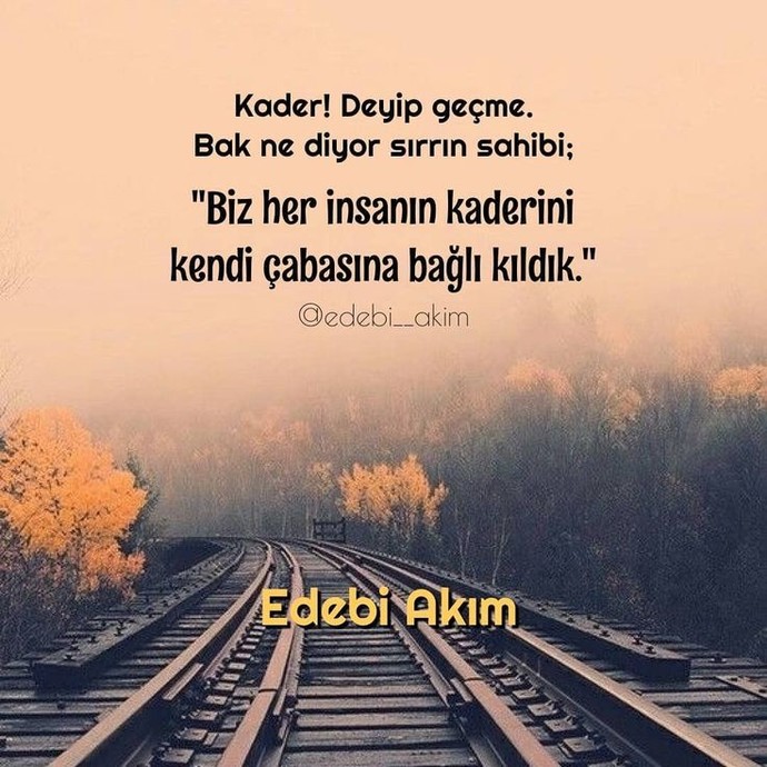 Kaderine üzülen var mı? Kader ile ilgili düşünceniz nedir?