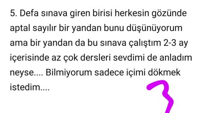 Acil bakar mısınız içimi döküyorum?