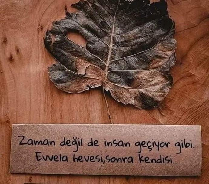 Sahi geçiyormu zamanımız yoksa olduğu yerde sayıyor mu?