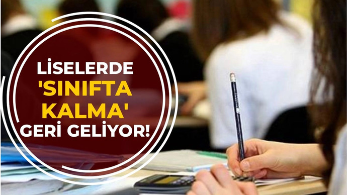 Bakan açıkladı, liselerde sınıfta kalma geri geliyor! Kararı nasıl buldunuz?