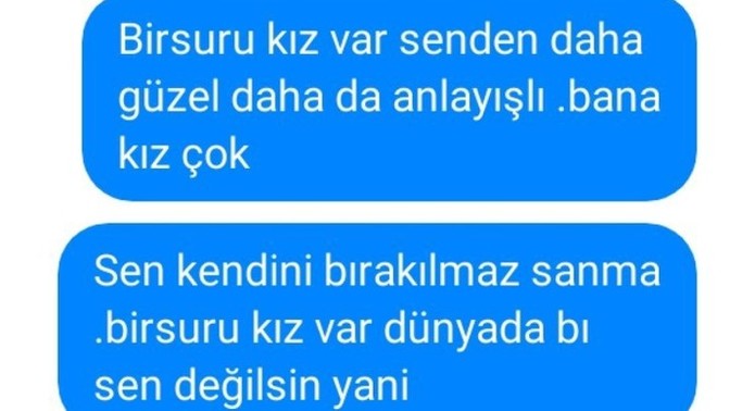 Kıza bunu yazınca çıldırdı?