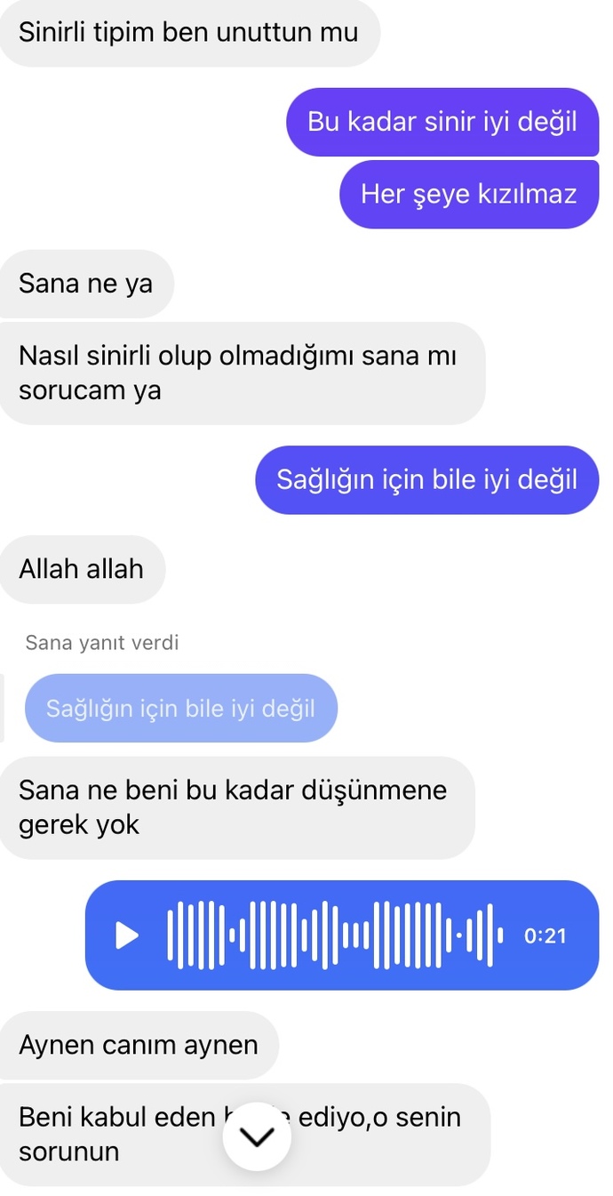 Kızda mı sorun var bende mi sizce?