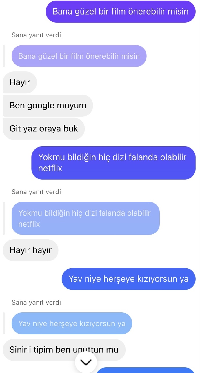 Kızda mı sorun var bende mi sizce?