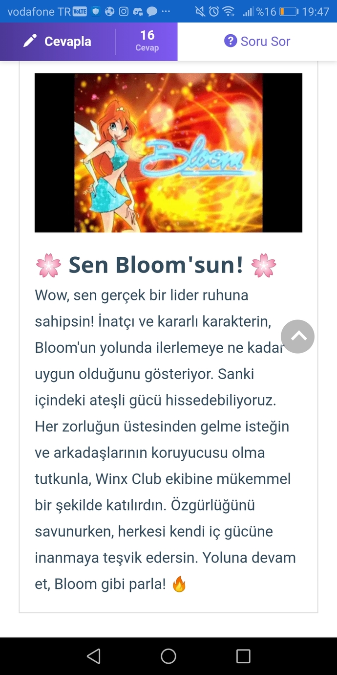 Winx Club, 21 yıl önce bugün yayınlanmaya başladı. O zaman hangi Winx Perisi olduğunu öğrenmeye hazır mısın?
