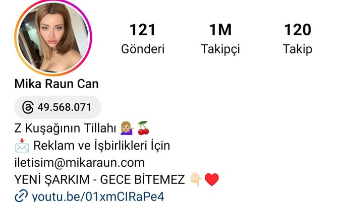 Threads rozeti Instagram biyografiden nasıl kalkar?