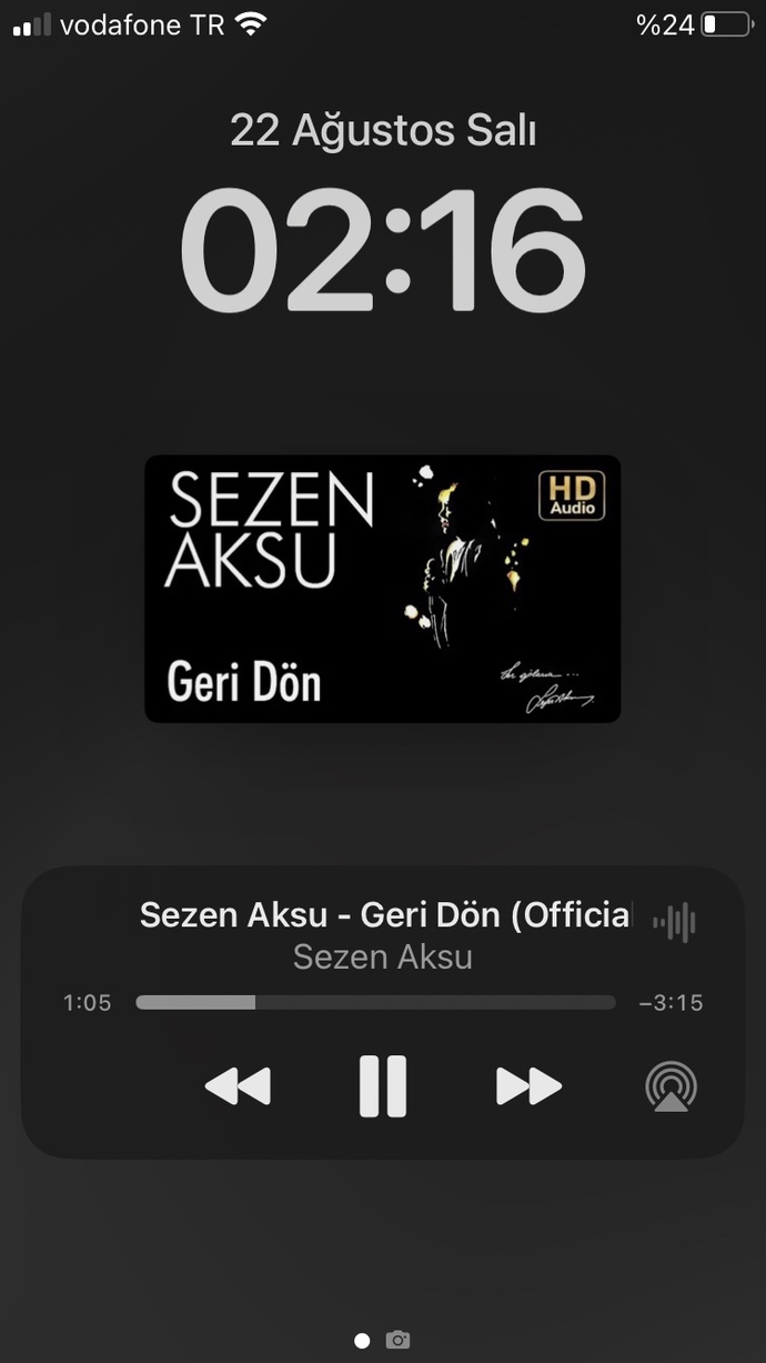 Dinlediğiniz son şarkı?