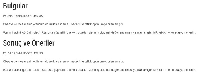 Bu ultrason sonucu ne anlama geliyor?