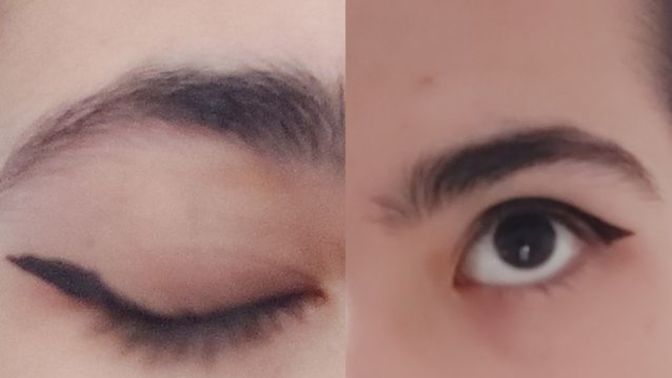 İlk defa eyeliner çekiyorum, olmuş mu?