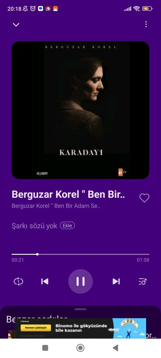 Herkesten bir şarkı önerisi bekliyorumm?