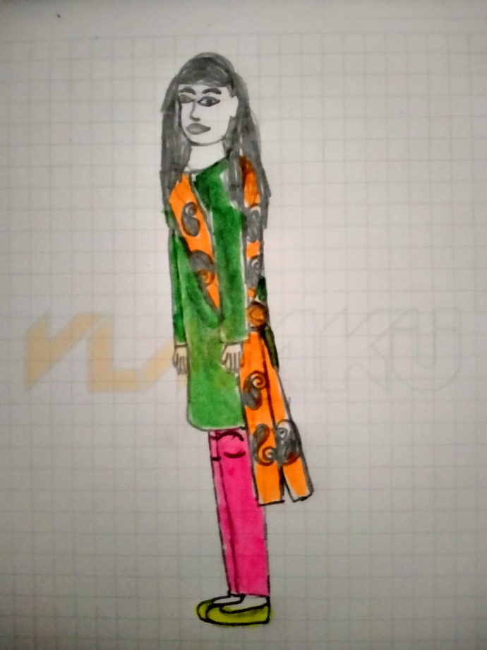 Etnik kıyafetli Barbie