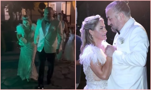 Volkan Konak düğün yaptı