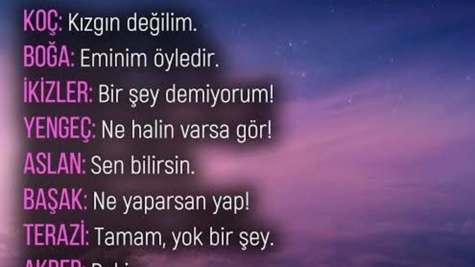 Burcunuza göre trip atma cümleniz neymiş 😂?
