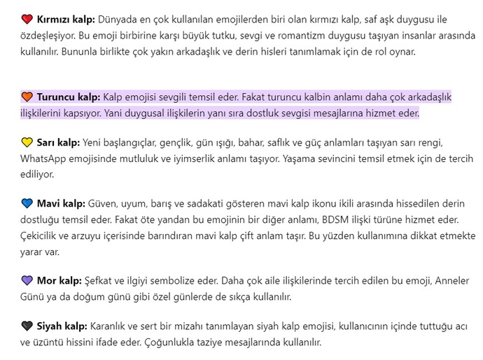 Wp durumuna turuncu kalp koyan erkek?