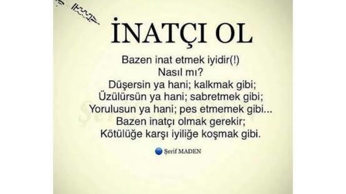 İnatçı bir insan mısınız?